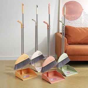 Conjunto de Vassoura e Pá de Lixo Vertical Autolimpante de Novo Estilo para Casa, Escritório, Áreas Internas e Externas - Product Image 1