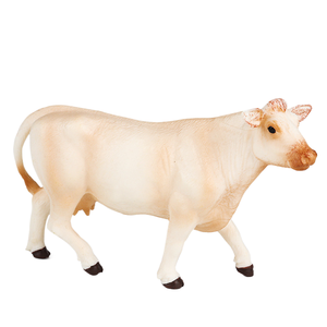 Yxs conjunto de modelo de simulación sólida Charolai granja animal juguete Longhorn ganado río búfalo cognición - Product Image 1