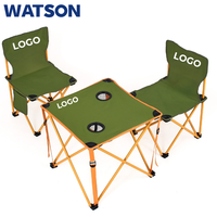 Table de camping pliante avec chaises, portable, table de pique-nique pliable avec sièges