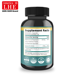 Fabricante de Suplementos Nutracéuticos de Magnesio Primal con Zinc para el Apoyo de Huesos y Músculos, 120 Cápsulas de Magnesio Primal - Product Image 6