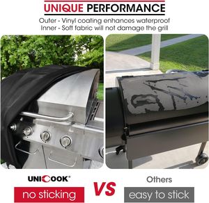 Patio Oxford Không Thấm Nước Ngoài Trời Đầy Đủ Chiều Dài BBQ Hút Thuốc Nướng Bìa Nhiệm Vụ Nặng Nề Chịu Nhiệt Móc Và Vòng <span class=keywords><strong>L</strong></span>ặp Đóng Cửa Tùy Chỉnh - Product Image 5