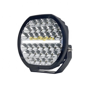 Luces LED de conducción de 9-32V CC, iluminación automática, focos LED de 9 pulgadas para coche, superbrillo, Color blanco y ámbar con accesorios DRL para coche - Product Image 1