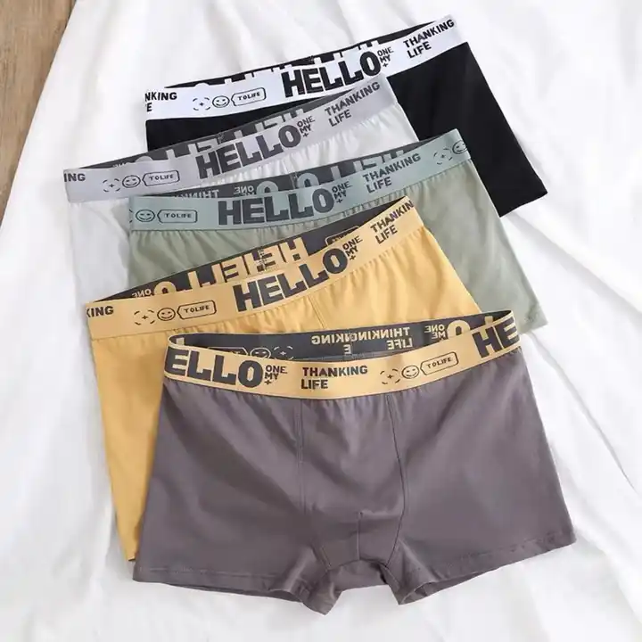 soft and elastic men's underwear english