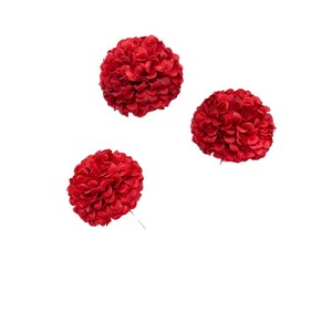 Bouquet Artificiel de Boules Porte-Bonheur en Soie et Tissu Plastique, Décoration Mariage et Maison, Arrangement Multicolore 12 Pièces - Product Image 5