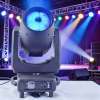 Luz Móvil de Cabeza Sharpy Beam, Lente HD de 6 Capas, Prisma 3D, 16 Canales DMX512, Iluminación de Escenario