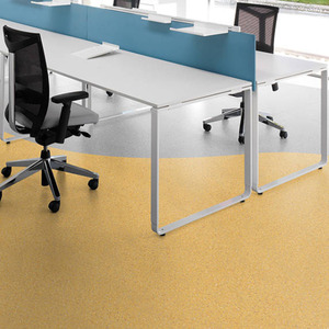 Eterogeneo rotolo da pavimento in vinile PVC moderna copertura antiscivolo resistente all'usura per le aree pubbliche dell'ufficio della scuola ospedaliera-adesivo facile - Product Image 1