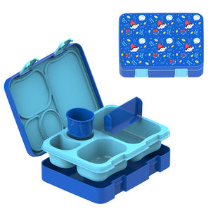 Lonchera de Silicona y Tritán de una Sola Capa para Niños, Apta para Microondas y a Prueba de Fugas, Contenedor Portátil al por Mayor para Niños - Product Image 5