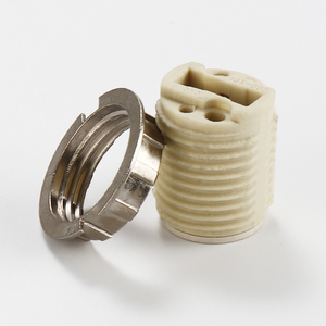 Portalámparas <span class=keywords><strong>G9</strong></span> de Cerámica <span class=keywords><strong>con</strong></span> Soporte, Lámpara de Baja Presión, Impermeable y Resistente a Altas Temperaturas - Product Image 2