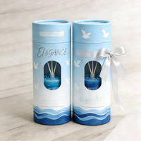 Boîtes à bougies aromathérapeutiques GOTOP, logo personnalisé, carton rigide, laminage mat, emballage de luxe pour offrir en cadeau