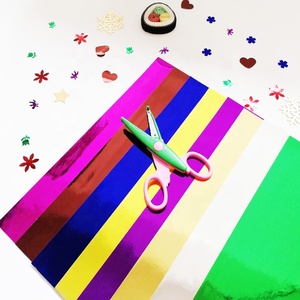 Papier métallique en vrac de haute qualité 120g/160g/230g/250g papier artisanal pour film PET papier couleur métallisé et cartons à prix bon marché - Product Image 5