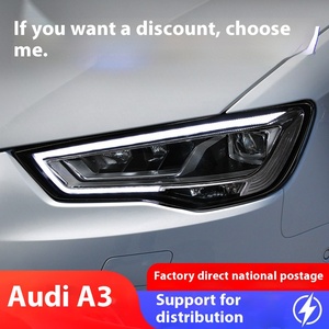Nouvel ensemble de feux de jour à LED blancs avec clignotants, lentille de phare, pièces automobiles 12V 3000 Lm 5000K pour Audi A3/Q5/Q6 - Product Image 5