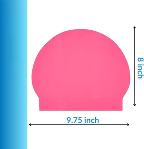 Gorro de Natación de Silicona Suave Amarillo de 50g 55g 60g 65g para Hombre y Mujer - Product Image 2