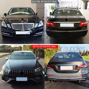 Kit de Carrocería Delantero y Trasero 2009-2016 W212 Actualización W213 Versión <span class=keywords><strong>Amg</strong></span> Cut para <span class=keywords><strong>Mercedes</strong></span> Benz Clase <span class=keywords><strong>E</strong></span> - Product Image 2