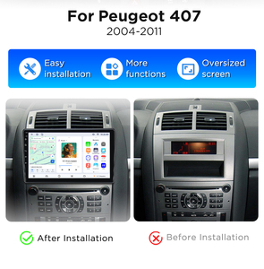 Radio para Auto Junsun con Carplay Inalámbrico para Peugeot 407 2004-2011, Ventilador de Enfriamiento Integrado, Navegación GPS Android, Reproductor Multimedia - Product Image 2
