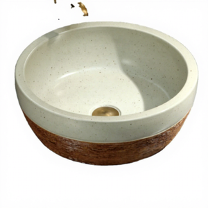 China Wholesale Handmade Ceramic Traditional Design Basin Eco-Friendly Water Resistant <strong>Small</strong> Corner Countertop <strong>Sink</strong> for Bathroom - Product Image 1