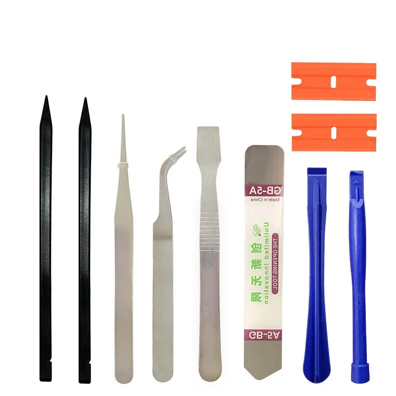 Professional Electronics Opening Pry Tool Repair Kit Tweezers Disassembly Tool Set for Cellphone iPhone Laptops Tablets and More