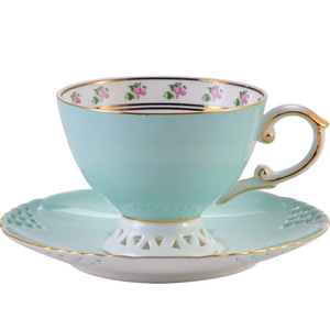 Cute European <b>Bone</b> <b>China</b> 200ml Durable Heat-Resisting Cup Saucer <b>Set</b> British Western Style Afternoon <b>Tea</b> Coffee Mug Home Decor - Product Image 1