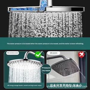 304 насадка для душа из нержавеющей стали, 10/8 дюймов - Product Image 2