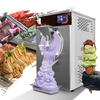 Prix de la machine à crème glacée dure italienne électrique de bureau automatique commerciale industrielle pour les entreprises