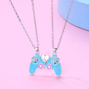 <span class=keywords><strong>Collier</strong></span> de contrôleur de Console de jeu de vente chaude, <span class=keywords><strong>collier</strong></span> de Console de jeu de dessin animé d'alliage d'huile d'alliage d'attraction mutuelle de pierre magnétique - Product Image 4