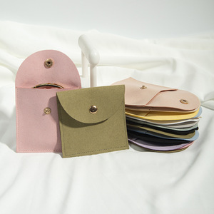 Bolsa de Joyería Personalizada con Logotipo, Bolsa de Terciopelo y Microfibra para Regalo de Joyería, Sobre para Collar, Bolsa para Guardar Joyas, Relojes y Pendientes - Product Image 3