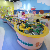 Équipement de terrain de jeu intérieur pour enfants Jeu de table à eau en plastique Table de jeu de parc aquatique intérieure pour enfants