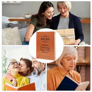 Hot Selling A5 2025 Mom's Story New Fashion Journal Leather Hardcover Guided Notebooks 100 Sheets <b>Gift</b> Wholesale - Product Image 4