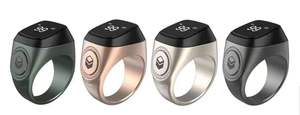 Nouvelle <span class=keywords><strong>bague</strong></span> électronique intelligente de comptage Tasbih IQibla Zikr 1 avec affichage numérique pour musulmans, réveil Azan, <span class=keywords><strong>bague</strong></span> intelligente Tasbeeh R100 - Product Image 5