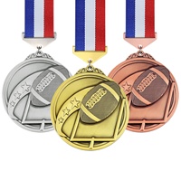 Trophées et médailles sportives animés personnalisés pour champions : volley-ball, musculation, escrime, boxe, cheerleading