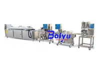 Ligne de production de nourriture frite multifonctionnelle Baiyu pour les galettes de hamburgers, les croquettes et le poulet frit