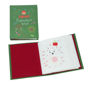 Kit de broderie DIY : Livre d'échantillons de points de croix, guide de pratique de couture sur tissu de lin pour débutants - Product Image 5