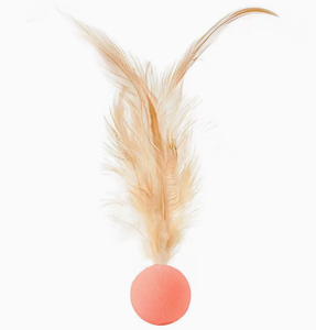 Giocattolo per Gatti in TPR Ecologico a Forma di Piuma Design Cartoonesco Allevia lo Stress - Product Image 5