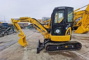 Mini-excavatrice sur chenilles Komatsu PC35 d'origine japonaise avec cabine, performance optimale - Product Image 4