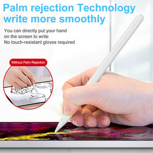 Pena Stylus generasi kedua pensil sertifikasi paten 2 dengan pengisi daya nirkabel miring gigi biru tampilan baterai Waktu sebenarnya untuk Ipad - Product Image 3