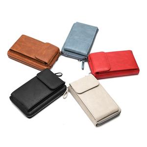 FSW405<span class=keywords><strong>กระเป๋า</strong></span>สะพายไหล่<span class=keywords><strong>สี</strong></span>ทึบสไตล์ใหม่<span class=keywords><strong>กระเป๋า</strong></span>ใส่เหรียญหลาก<span class=keywords><strong>สี</strong></span>มีซิปกระเป๋าเงินใส่โทรศัพท์มือถือสำหรับสตรีใหม่ - Product Image 2