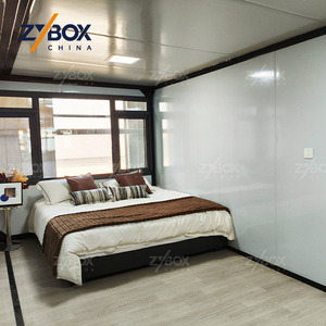 ZYBOX Maison conteneur extensible solaire hors réseau de 40 pieds avec chargeur de VE, stockage de batterie, eau chaude, ADU, maison préfabriquée intelligente - Product Image 4