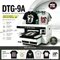 Nouvelle imprimante DTG textile à double station avec encre pigmentée entièrement automatique pour matériaux flexibles et en forme d'œuf