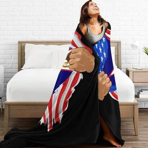 Coperta Personalizzata Ispirata ai Monumenti e alla Cultura della <span class=keywords><strong>Samoa</strong></span> Americana, Ideale per Letto, Salotto e Regali Commemorativi per Turisti - Product Image 3