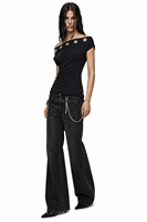 T-shirts pour femmes en fibre de bambou 100% anti-plis, imprimé léopard, coupe courte, style halter, avec logo personnalisé, usine certifiée OEM ODM, effet délavé