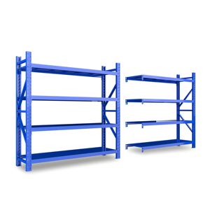 Light-Duty Selective Pallet Rack <strong>4</strong>-Layer Steel Warehouse Storage Supermarket <strong>Display</strong> Shop Shelving <strong>System</strong> - Product Image 1