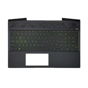 Penutup atas untuk HP Pavilion 15-CX 15T-CX Palmrest Backlit casing Keyboard hijau putih ungu lampu latar - Product Image 1