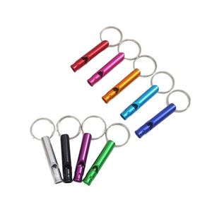 Custom Survival Outdoor Keychain Whistle-High-Pitched Multifunctional Training <b>Tool</b> Aluminum Alloy Life-Saving <b>Fire</b> Whistle - Product Image 3