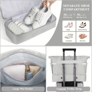 <b>Hot</b> Sale Waterproof Travel Duffel <b>Bag</b> Lightweight Travel Weekender <b>Bags</b> with Shoe Compartment - Product Image 3