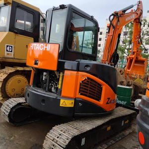 Petite pelleteuse sur chenilles Hitachi ZX50U de 5 tonnes d'occasion Mini hydraulique ZX 50U avec moteur central et composants de pompe - Product Image 2