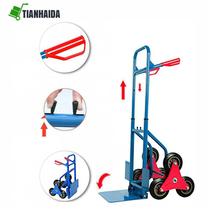 รถเข็นสำหรับนักปีนบันไดมือหนัก6ล้อ,เครื่องขึ้นบันไดปีนบันไดปรับได้ - Product Image 5