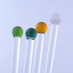 Swizzle Sticks Agitatori Bere Riutilizzabile di Vetro/Caffè Cocktail Bar Accessori Sacchetto Del Opp di Vetro Stir Bar/Bastone di Colore Su Misura - Product Image 2