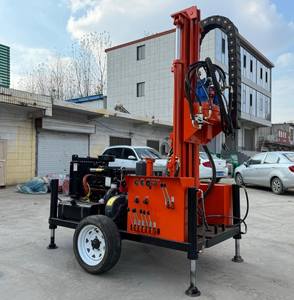 آلة حفر آبار المياه المحمولة للبيع بالجملة، بطول 100 متر و150 متر و200 متر، ماكينة حفر آبار صغيرة - Product Image 6