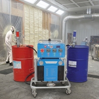 Machine à pulvériser de la mousse de polyuréthane pour l'isolation des murs, en stock
