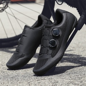 Set di <span class=keywords><strong>Scarpe</strong></span> da <span class=keywords><strong>Ciclismo</strong></span> su Strada per Uomo, Traspiranti, Senza Cuciture, <span class=keywords><strong>Scarpe</strong></span> da <span class=keywords><strong>Ciclismo</strong></span> con Attacco Rapido - Product Image 2