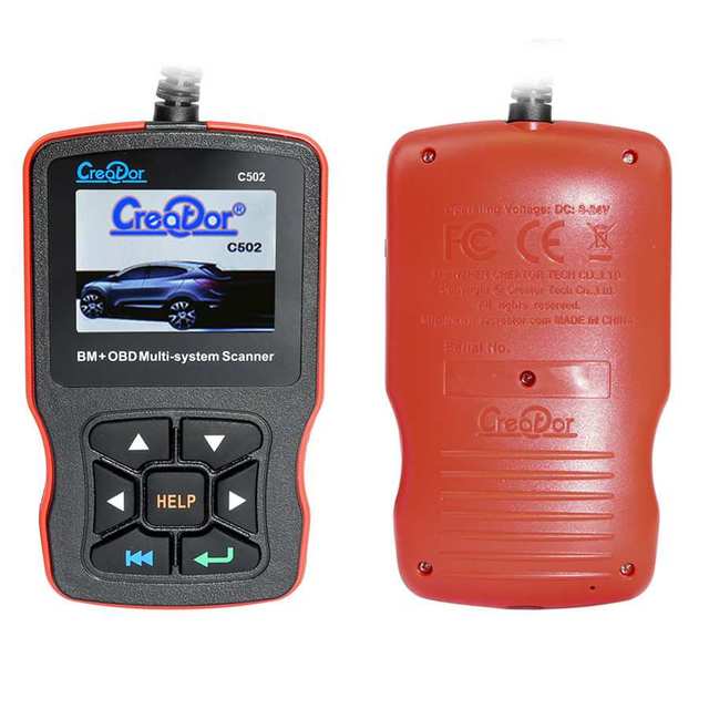 CREATOR C502 OBD2 Code Reader Professional Diagnostic Tool Full-System Scanner for Mercedes Benz W211 W210 C200 W203 W204